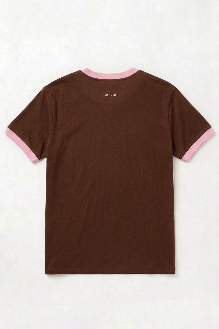 PLAYERA PREPPY MÉXICO CAFE-ROSA