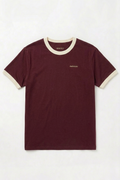 PLAYERA PREPPY MÉXICO VINO-HUESO