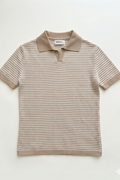 PIQUE RAYADA BEIGE