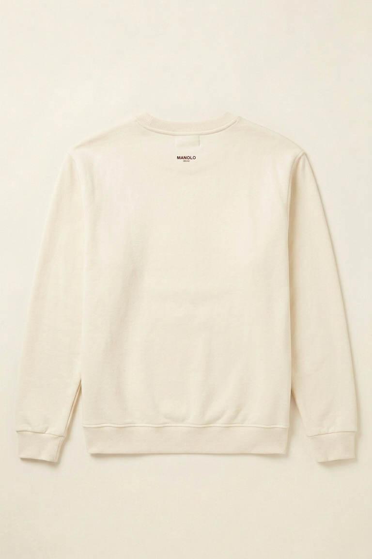 SUDADERA PREPPY MEXICO HUESO